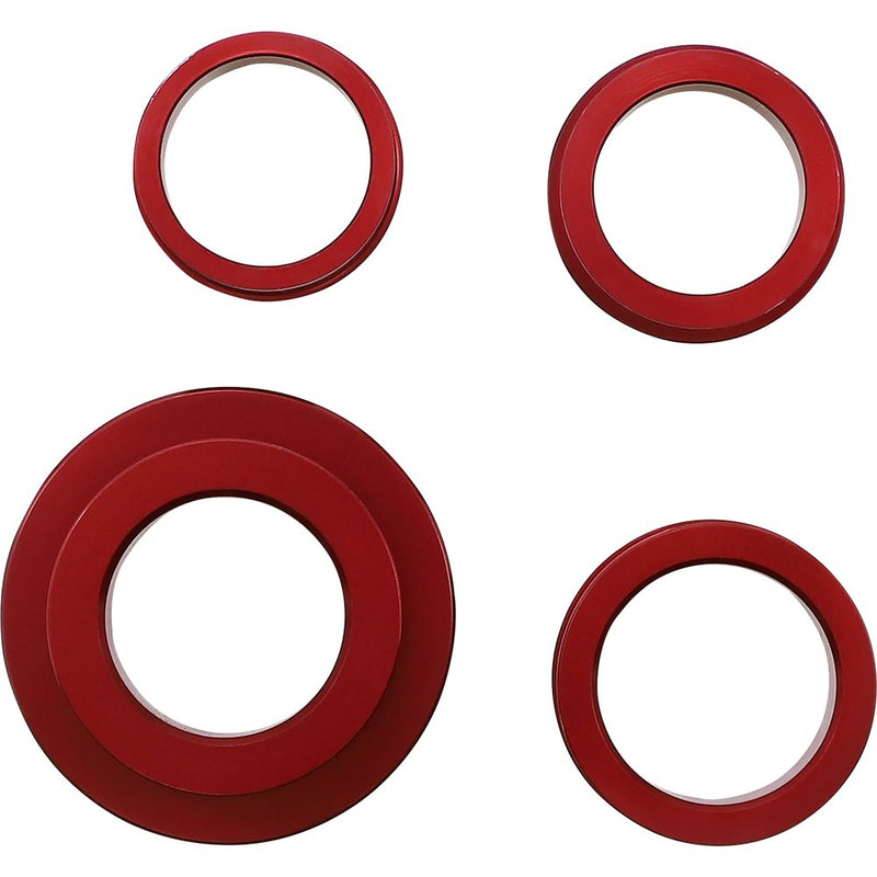 Driven Racing Wheel Spacer - Captive - Red - Honda DCWS-036