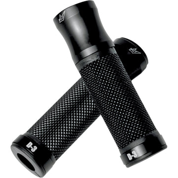Driven Racing 7/8" D3 Grips - Black/Black D3BK