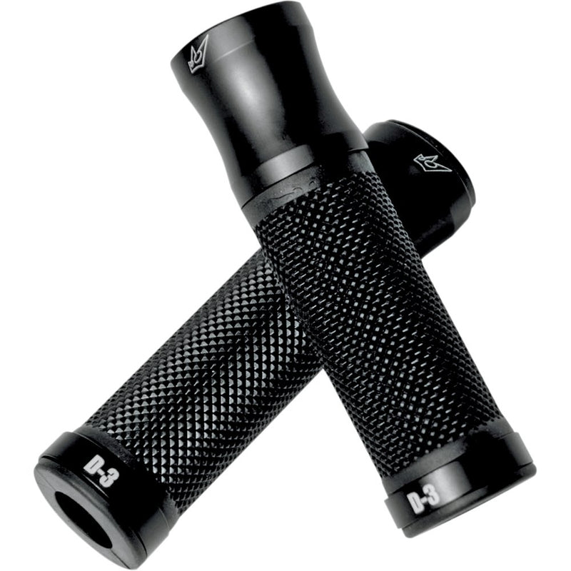 Driven Racing 7/8" D3 Grips - Black/Black D3BK