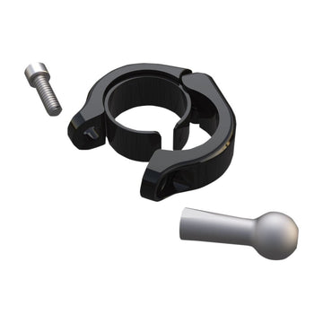 Ciro Aluminum Clamp Kit - Ball Mount - 1-1/8" - 1-1/4" Handlebars - Black 50139