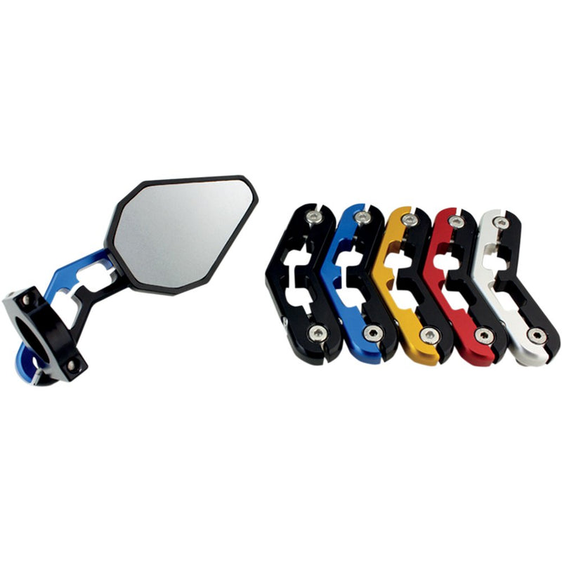 Driven Racing D-Axis Bar-End Mirror - Silver DXM-SL