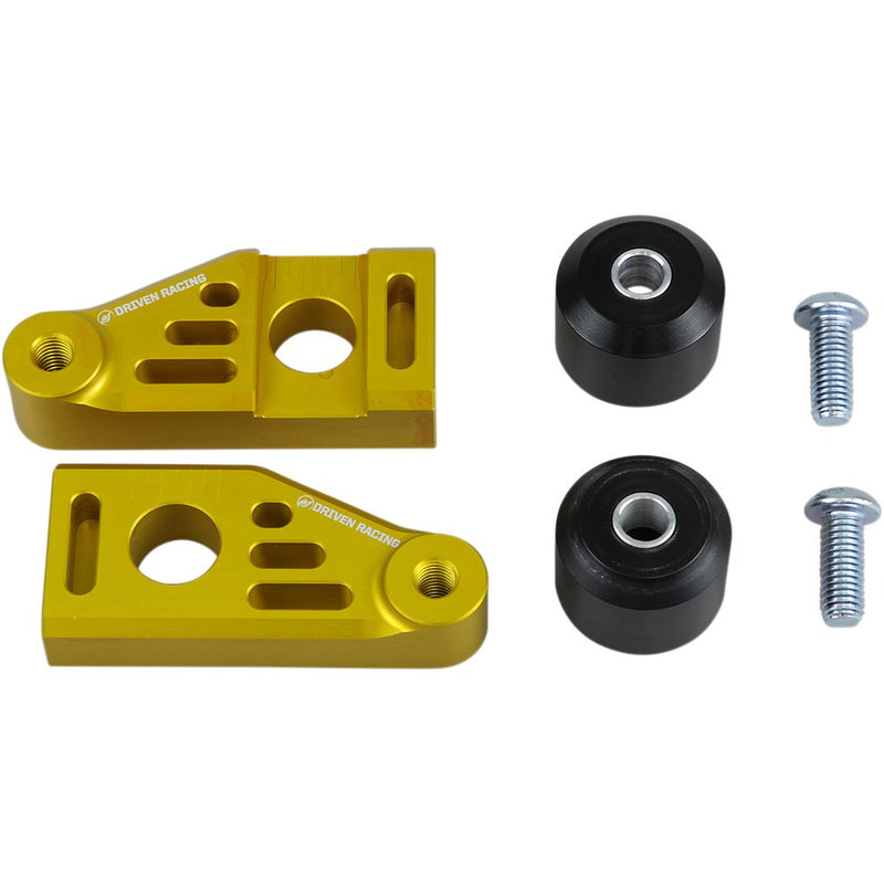 Driven Racing Axle Block Sliders - Yamaha FZ-9 - Gold DRAX-121-GD