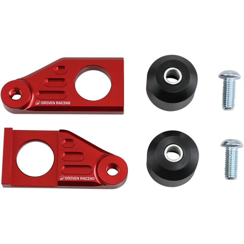 Driven Racing Axle Block Sliders - Yamaha - Red DRAX-118-RD