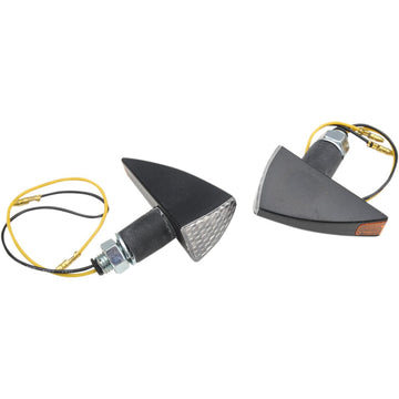 Moto Mph Marker Lights - Tri-Style - Black Matte MPH-1193B