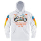 ICON Gixxer Johnny* Hoodie - White - Small 3050-6890