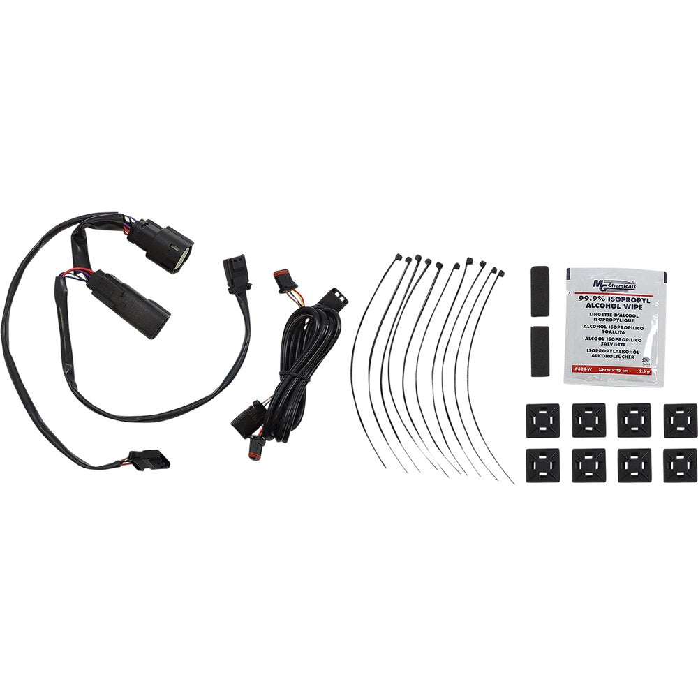 Custom Dynamics Latch Light - Saddlebag - Dual Color - Smoke - Chrome CD-SBL-DC4-SC