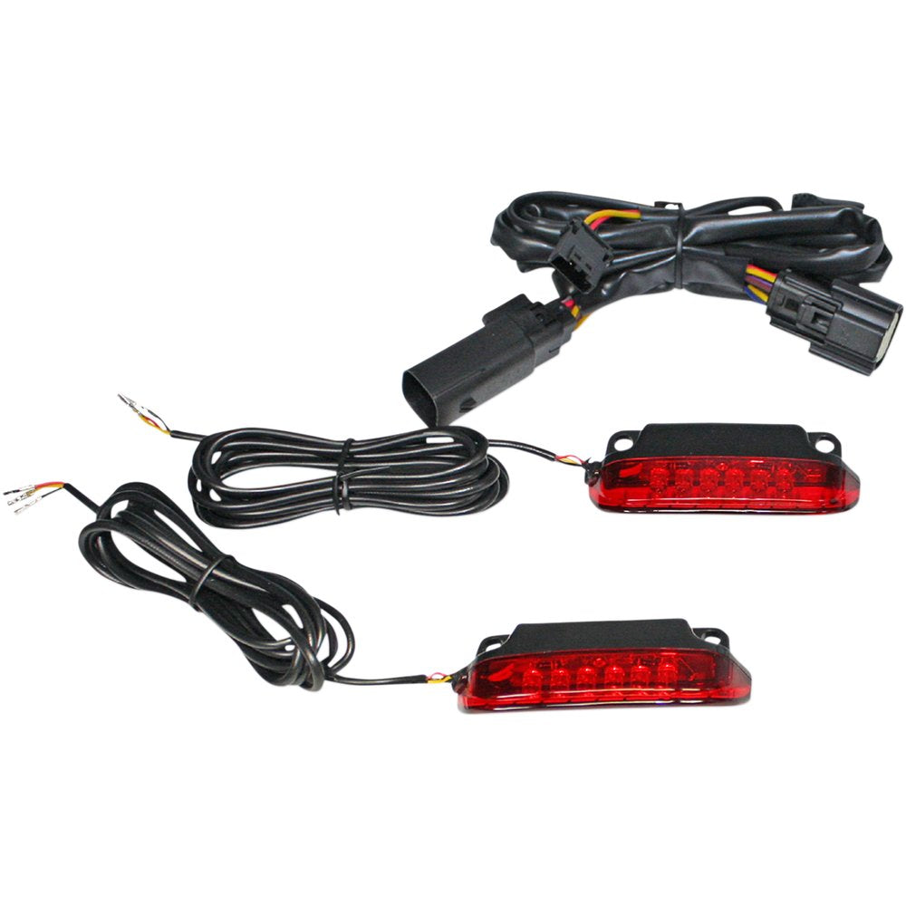 Custom Dynamics Luggage Rack Light Bar - Red CD-LR-11-R