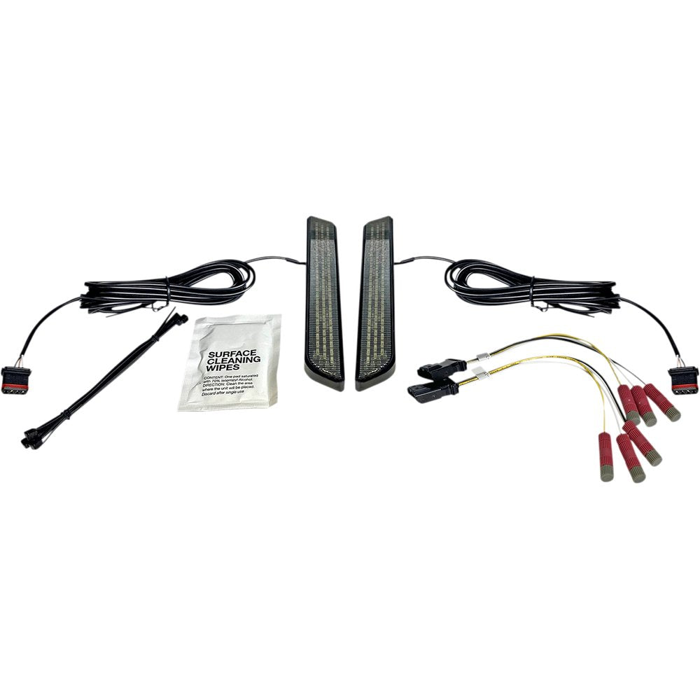 Custom Dynamics LED Fork Light - Smoke - Black CD-FORK-UNV-SB