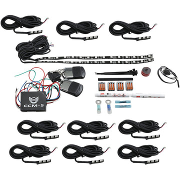 Custom Dynamics Full Lighted Engine Kit - Indian CD-IND-TMWK1