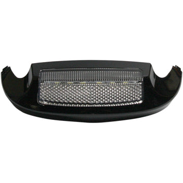 Custom Dynamics LED Front Fender Tip - White LED/Clear Lens - Black GEN-FT-WC-BLK