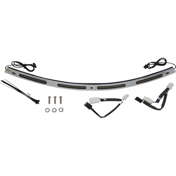 Custom Dynamics Windshield Trim - Chrome CD-WT2-01-C