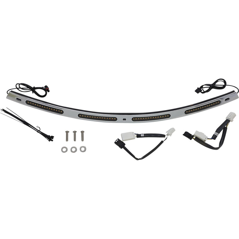 Custom Dynamics Windshield Trim - Chrome CD-WT2-01-C