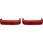 Custom Dynamics Saddlebag LED Lights - Sequential - Black/Red PB-SBSEQ-BCM4BR
