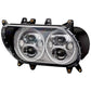 Custom Dynamics Headlight - Chrome - FLTR CDTB-RG-15-C