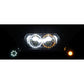 Custom Dynamics Headlight - Chrome - FLTR CDTB-RG-15-C