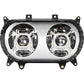 Custom Dynamics LED Headlight - Chrome - FLTR CD-RG-H-C