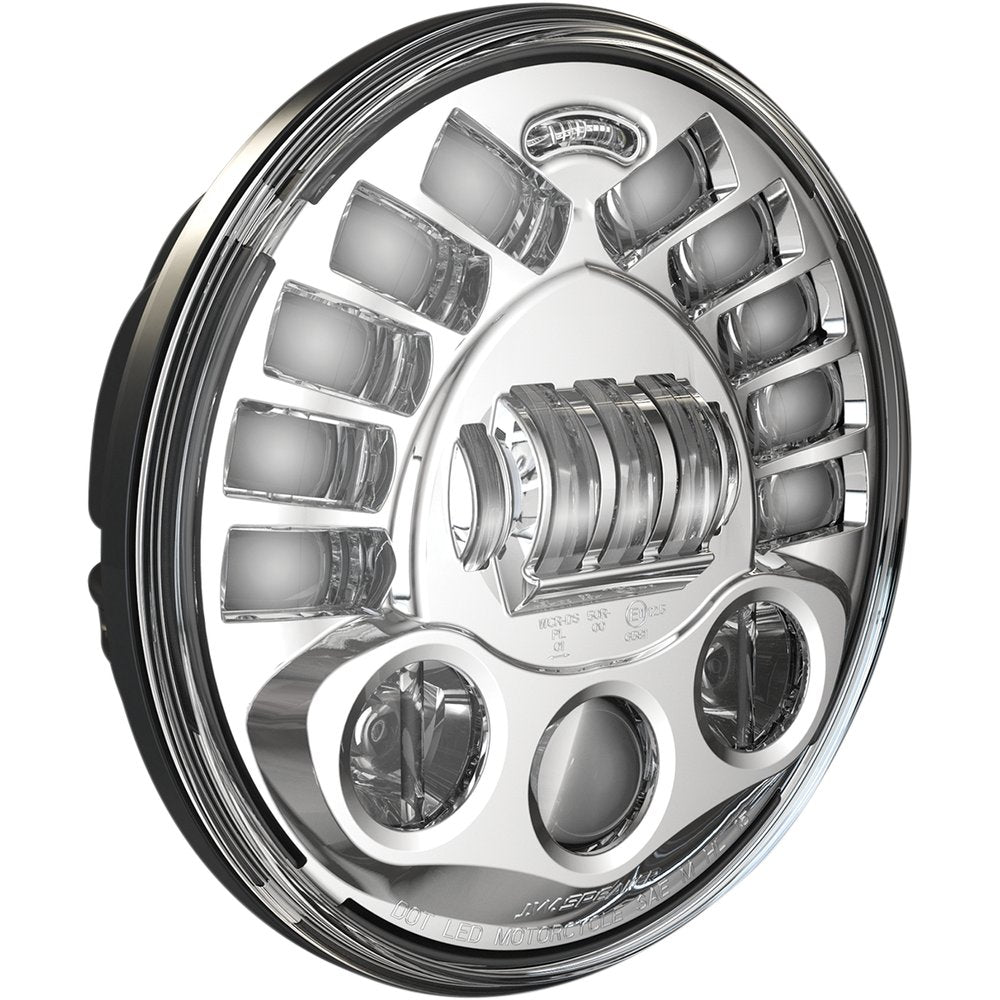 Custom Dynamics Adaptive Headlight - Pedestal Mount - Chrome PB-7PA-C