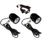 Custom Dynamics Fog Light - Black - Clear Lens PB-FOG-SS6-B