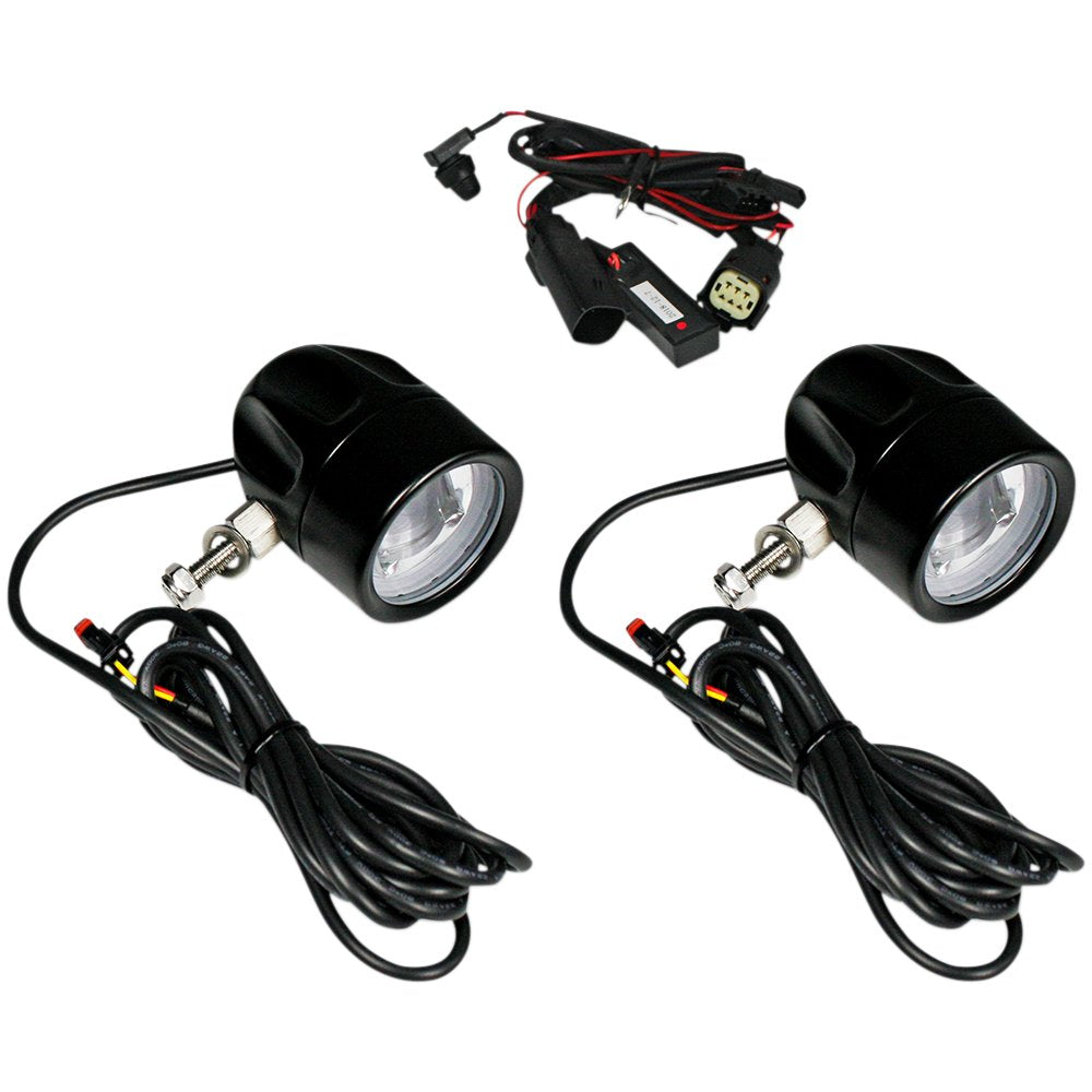 Custom Dynamics Fog Light - Black - Clear Lens PB-FOG-SS6-B