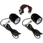 Custom Dynamics Fog Light - Black - Clear Lens PB-FOG-SS8-B