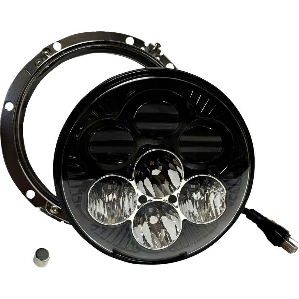 Custom Dynamics Headlight - Shark Demon? - LED - Color Changing SD2-7-13