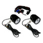 Custom Dynamics LED Fog Light - Indian - Black PB-FOG-IND-B