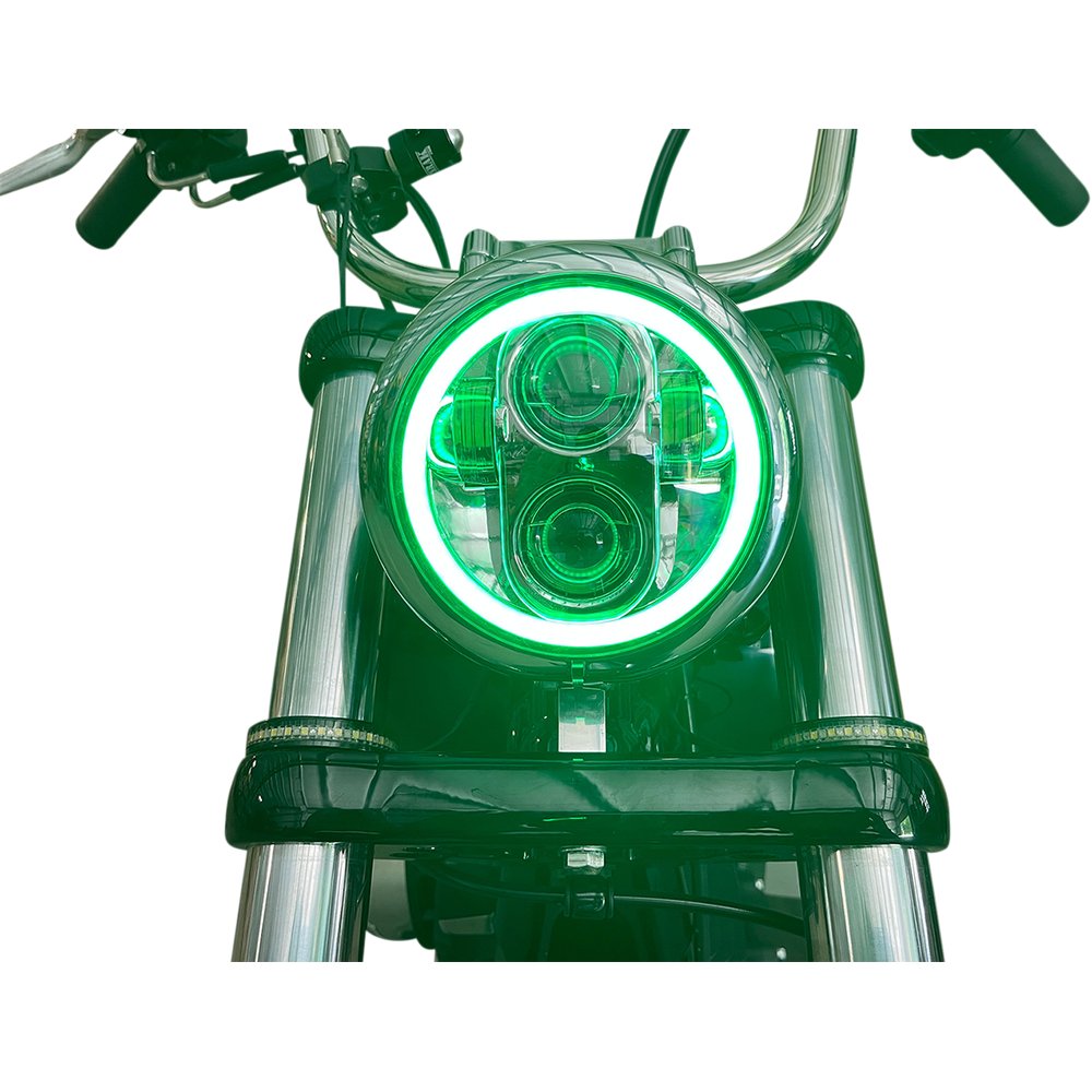 Custom Dynamics ProGLOW* 5-3/4" Headlamp - with Mounting Ring - Black PG-575-B