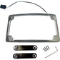 Custom Dynamics License Plate Frame - LED - Chrome LPF-RAD-23CVO-C