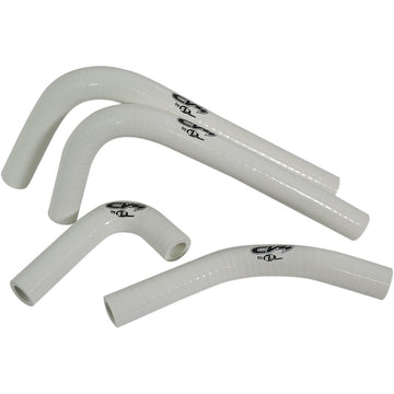 CV4 Performance Radiator Hose Kit - White - Kawasaki SFSMBC267W