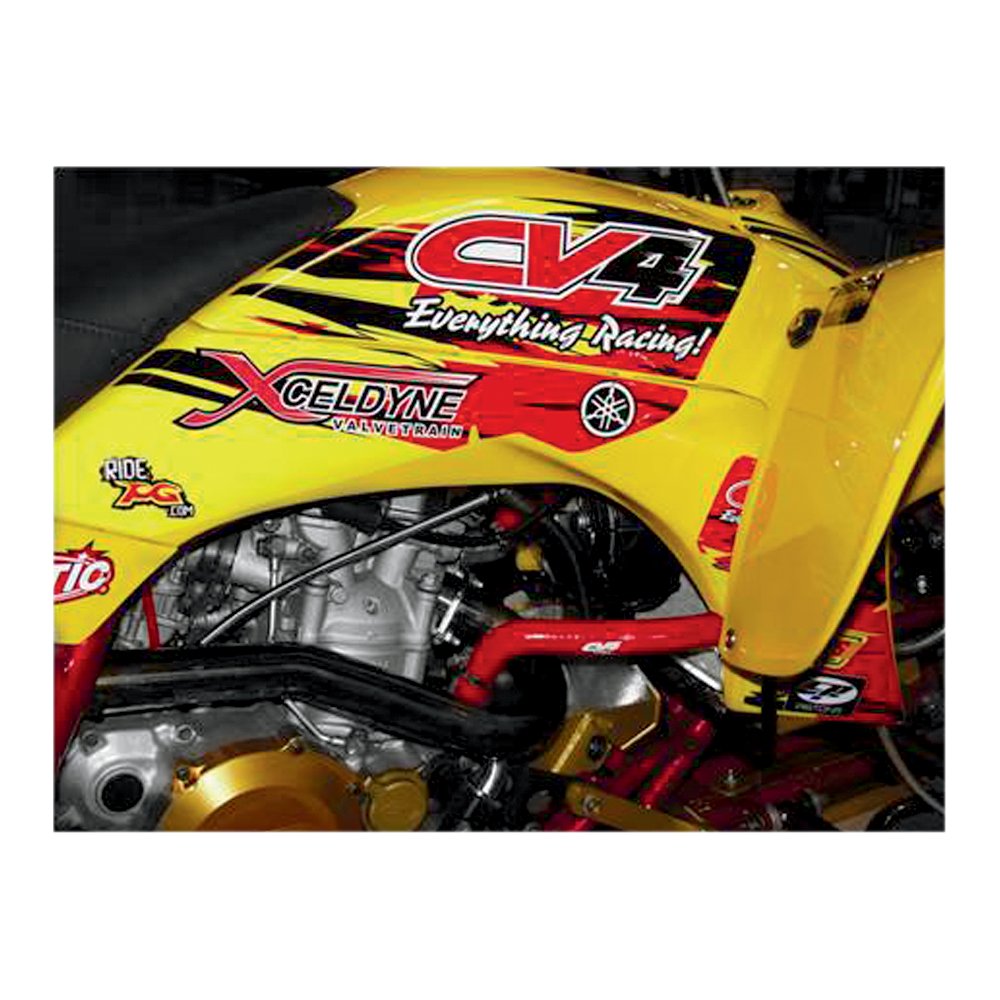 CV4 Performance Radiator Hose Kit - Red - Honda SFSMBC72R