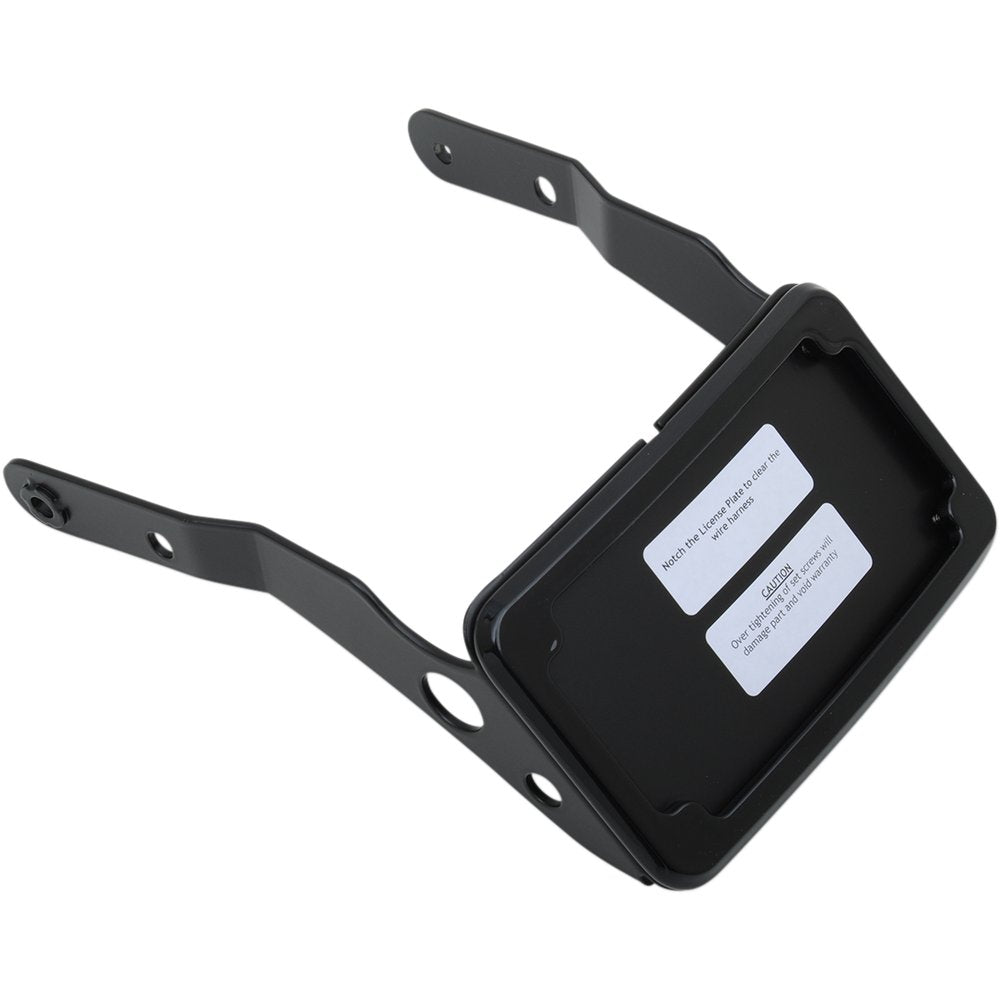 Cycle Visions LP Plate Frame & Mount with Tag Light - XL - Black CV4662B