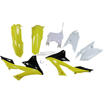 Cycra 5 Piece Replica Body Kit - OE Yellow/White/Black - RM-Z 250/450 1CYC-9430-00