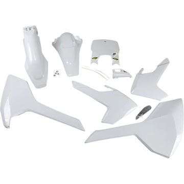 Cycra 5 Piece Replica Body Kit - '18 OEM White - Husqvarna 1CYC-9421-00