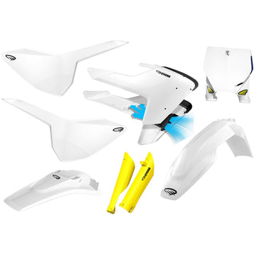 Cycra Body Kit - Powerflow - OEM White/Yellow 1CYC-9321-02