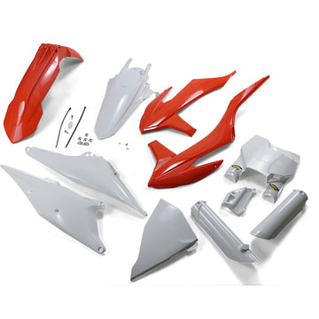 Cycra Body Kit - Powerflow - OEM Orange/White 1CYC-9326-02
