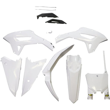 Cycra 5 Piece Replica Body Kit - Black/White - CRF 250RX/450RX 1CYC-9432-237