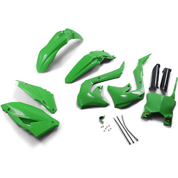 Cycra Body Kit - Powerflow - OEM Green/Black 1CYC-9325-02
