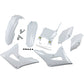 Cycra 5 Piece Replica Body Kit - White - CRF 250R/450R 1CYC-9420-42