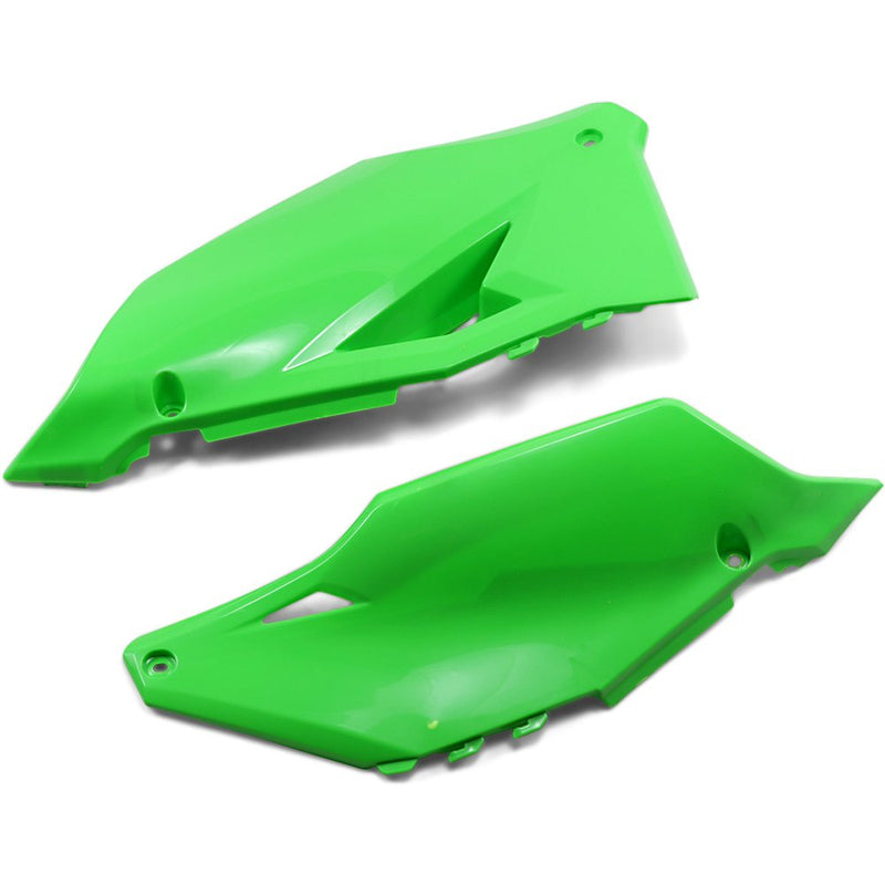 Cycra Side Panels - Green - Kawasaki 1CYC-2770-72