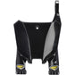 Cycra Stadium Number Plate - Black - Honda 1CYC-1212-12