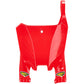 Cycra Stadium Number Plate - Red - Honda 1CYC-1212-32