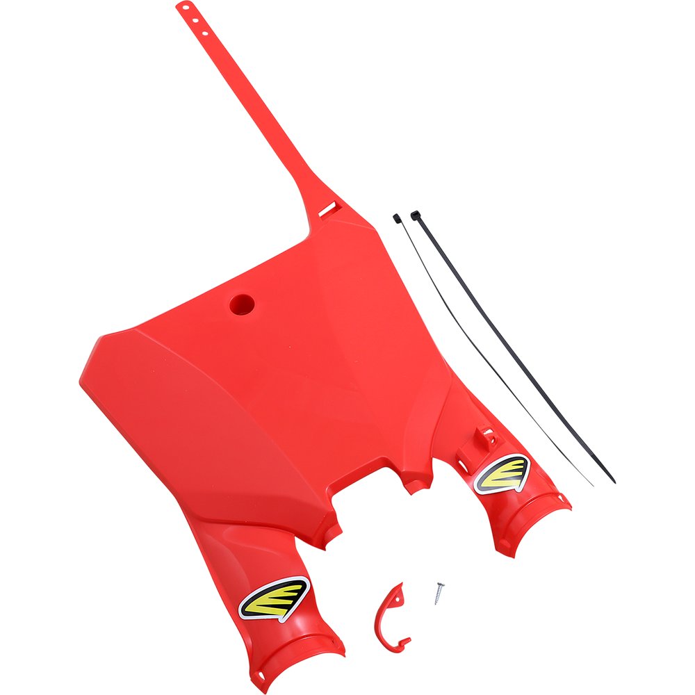 Cycra Stadium Number Plate - Red - Honda 1CYC-1212-32