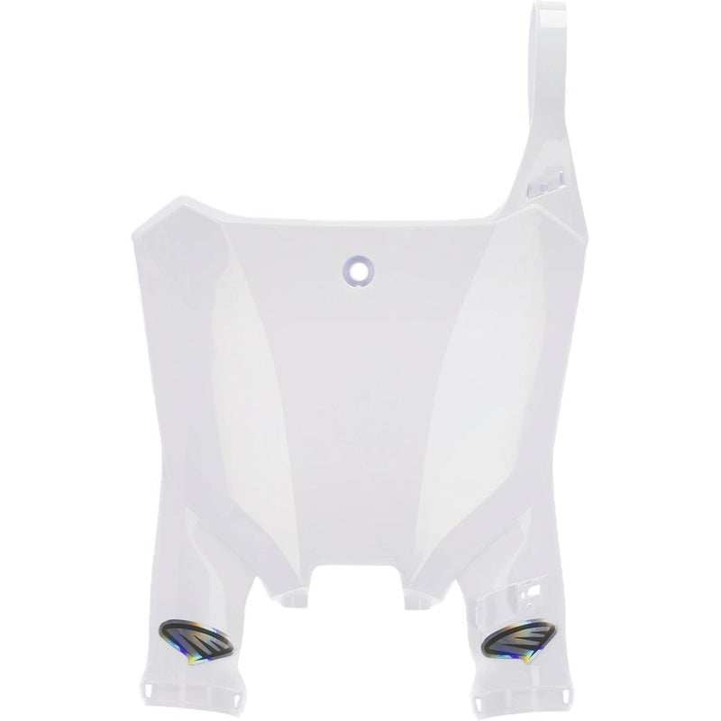 Cycra Stadium Number Plate - White 1CYC-1213-30