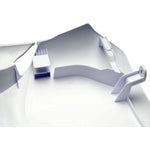 Cycra Stadium Number Plate - White - Yamaha 1CYC-0992-30