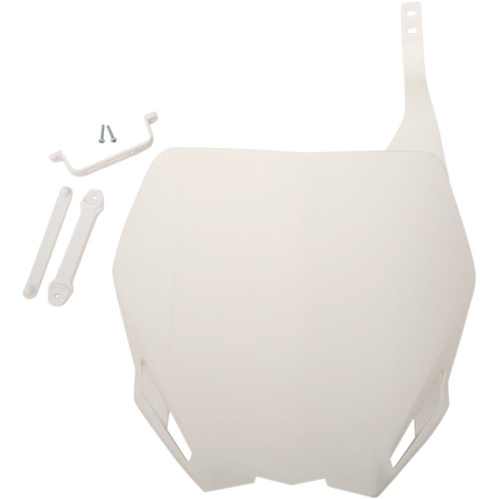 Cycra Stadium Number Plate - White - YZ 250F/450F 1CYC-0900-42