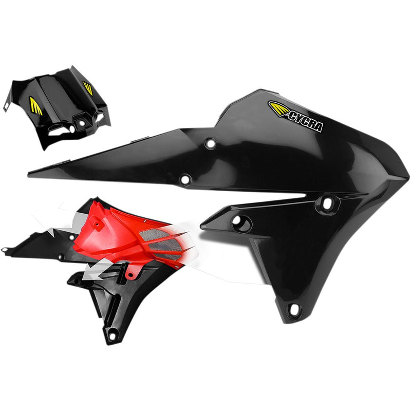 Cycra Powerflow Shrouds - Black 1CYC-1782-12