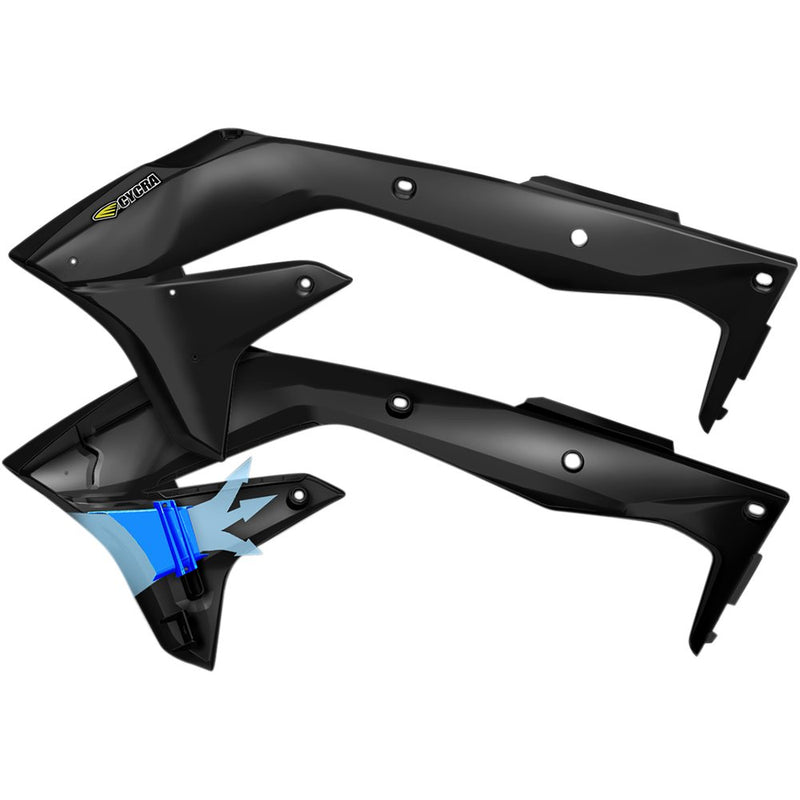 Cycra PowerFlow Shrouds - Black 1CYC-1867-12