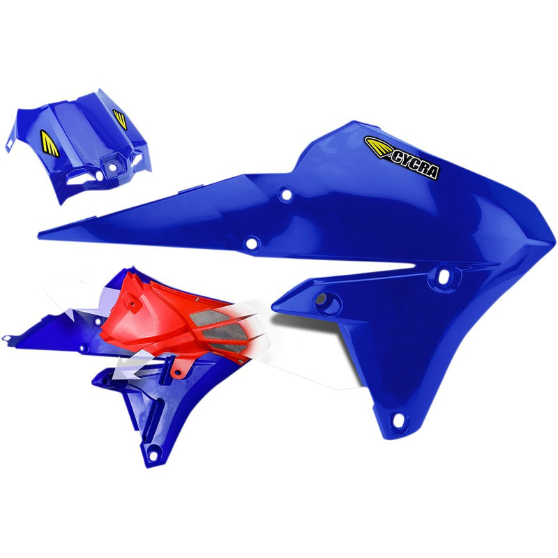 Cycra Powerflow Shrouds - Blue 1CYC-1782-62