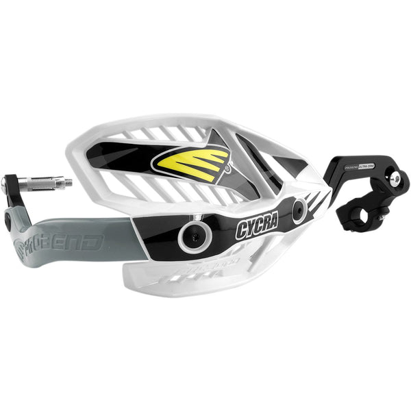 Cycra 7/8" Ultra Probend* CRM Wrap Around Handguards - White/Black 1CYC-7407-12X