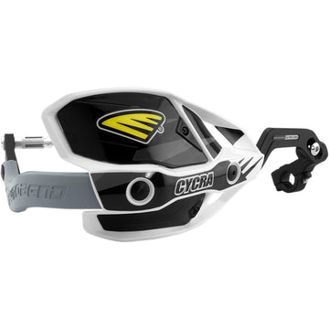 Cycra Ultra Probend CRM Wrap Around Handguards for 1-1/8" Handlebars - White/Black 1CYC-7408-12X
